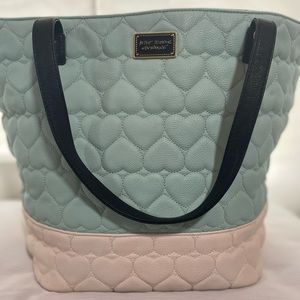 BETSEY JOHNSON Quilted Heart Tote